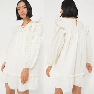 Cleobella Annabelle Ivory Mini Dress. XS. Like new!